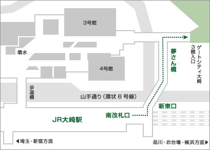 ゲートシティ大崎 アクセス